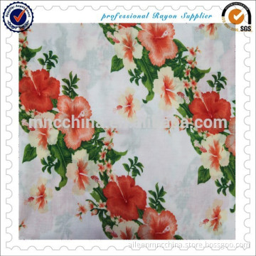 100% Rayon Printed Fabric for fashion design